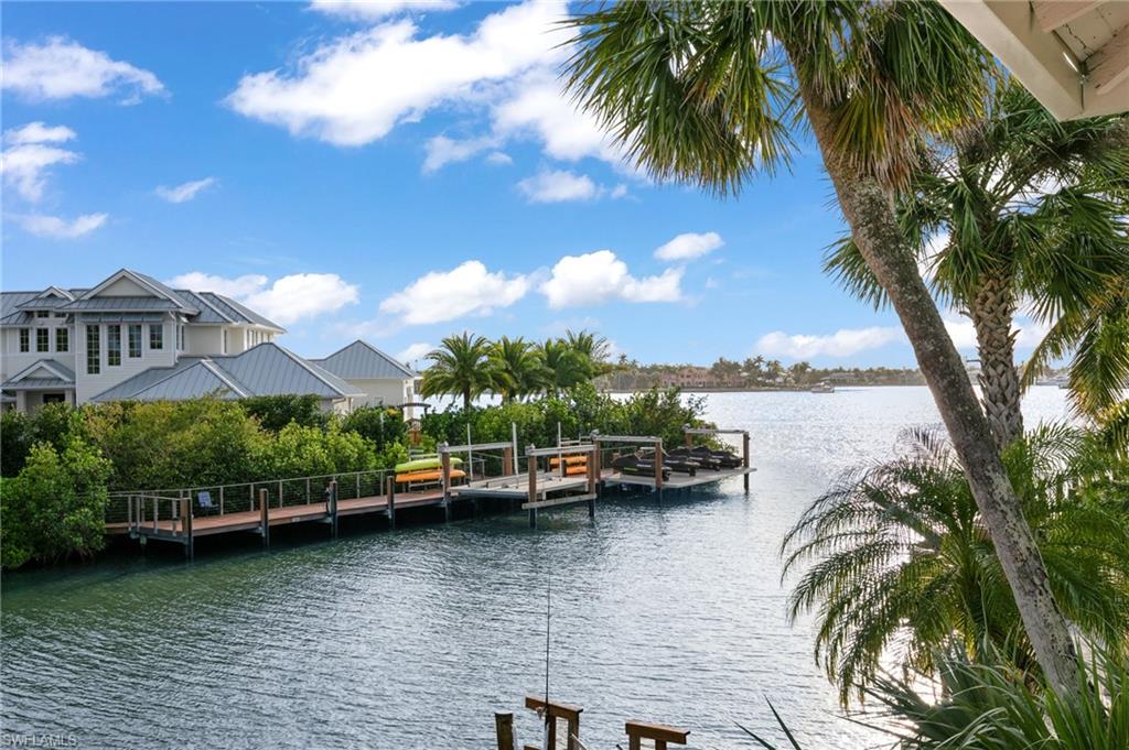 1360 Chesapeake Avenue Naples, FL 34102 - Photo 8 of 22 View of water feature with a boat dock
