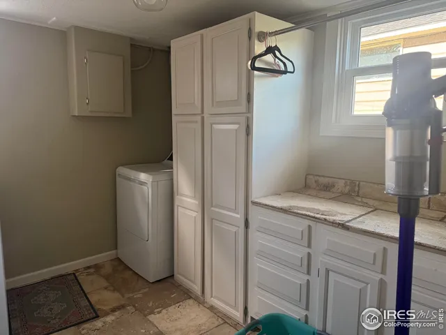 a room with storage and utility