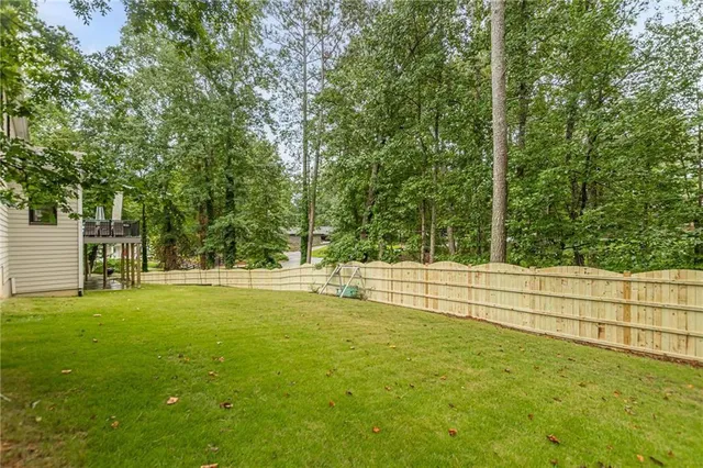 a view of an outdoor space and yard
