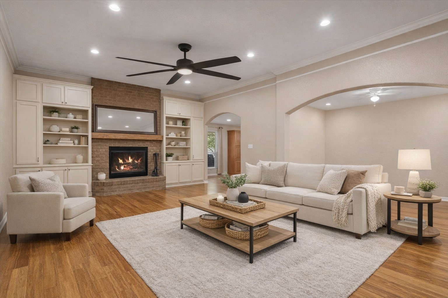 10205 Fostoria Road Cleveland, TX 77328 - Photo 2 of 41 AI Staged Family Room