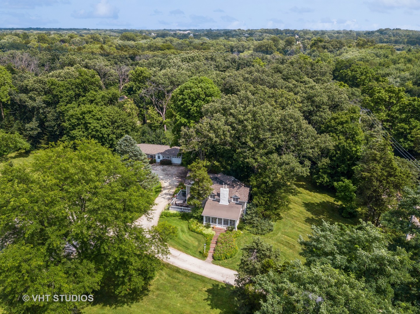 27282 West Cuba Road Barrington, IL 60010 - Photo 31 of 45 an aerial view of a house with a yard
