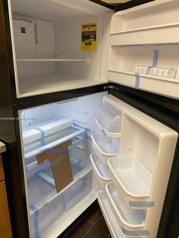 a close view of closet