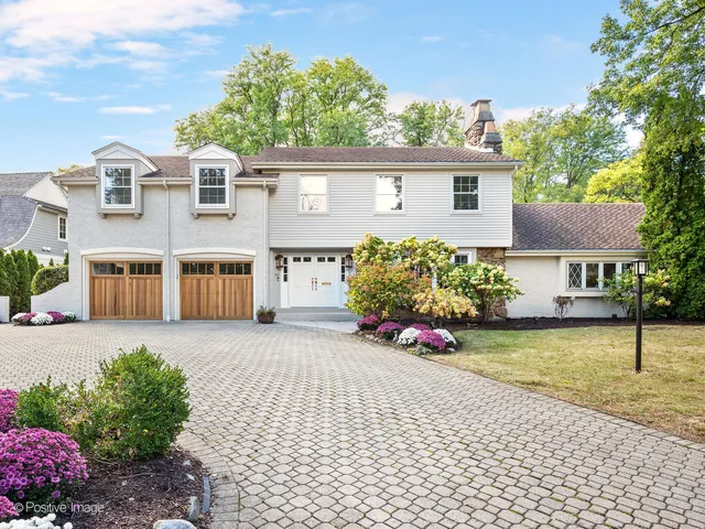 a view of a house with garden