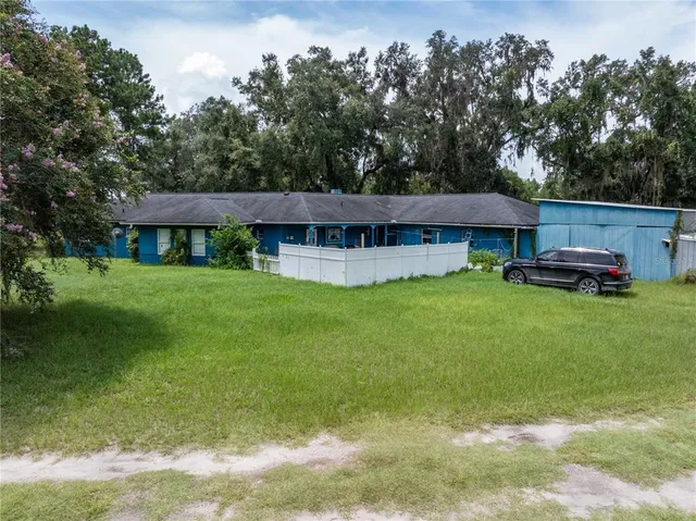 a bathroom with a mirror