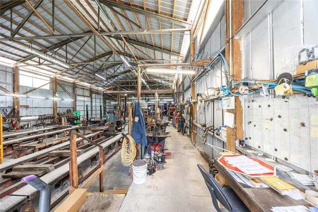 a view of storage and utility room