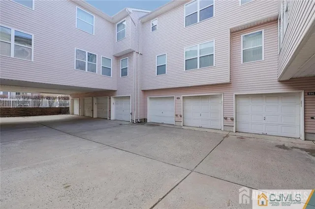 a view of a building with a street