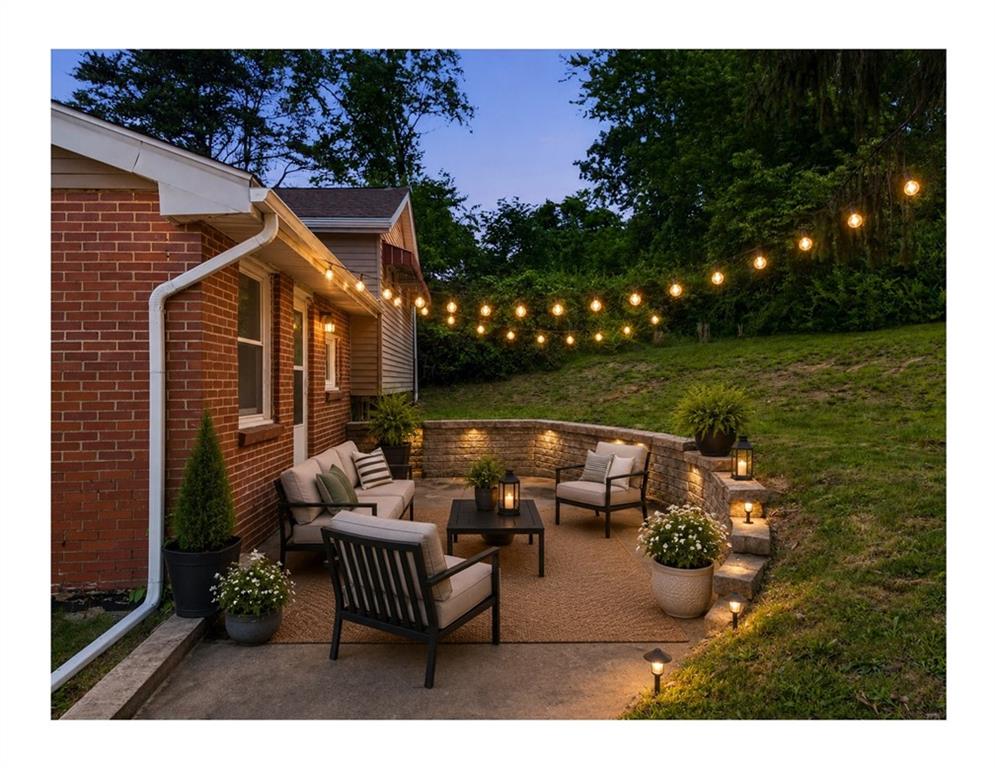 372 Chartiers Run Road Canonsburg, PA 15317 - Photo 33 of 33 AI ENHANCED PATIO