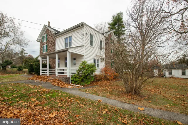 a view of a front of house with a street
