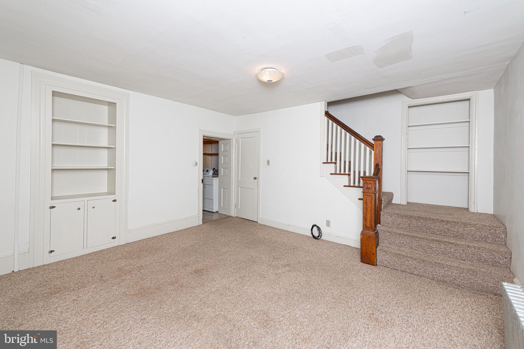 804 Sanatoga Road Pottstown, PA 19465 - Photo 8 of 28 a view of an empty room with stairs and ventilation