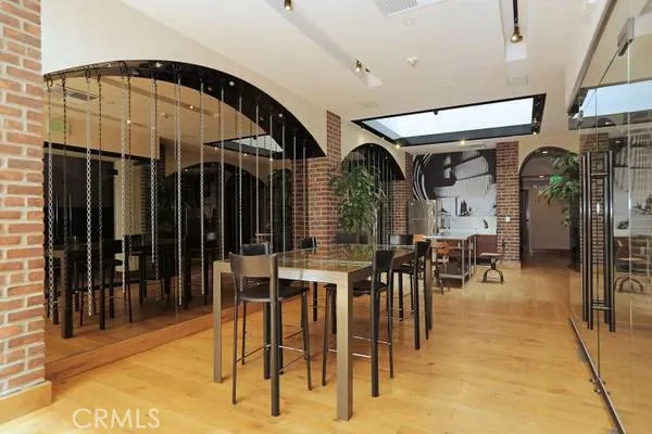 a view of dining area with chairs