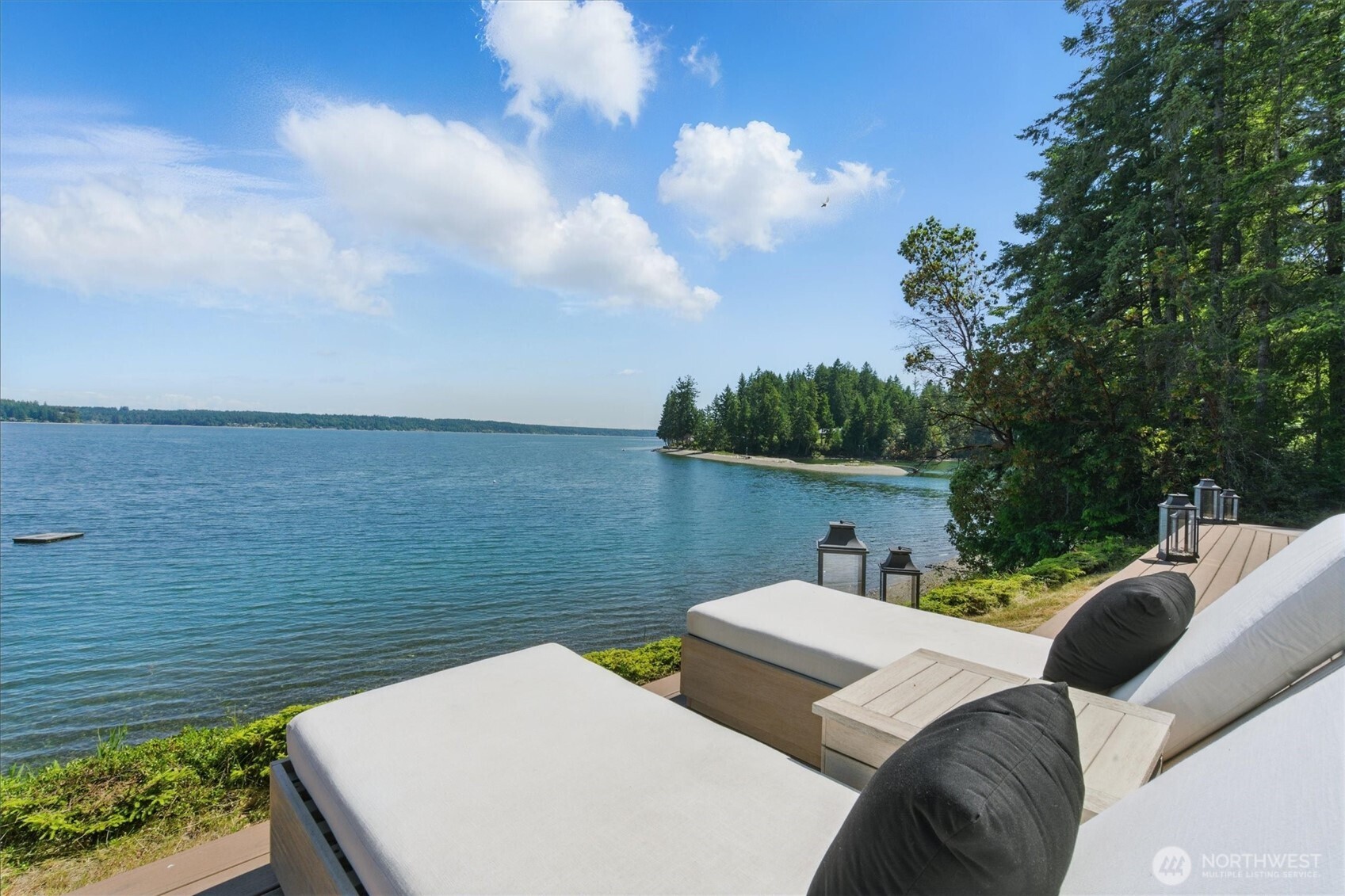 6570 East Grapeview Loop Road Allyn, WA 98524 - Photo 16 of 38 a view of a terrace with furniture