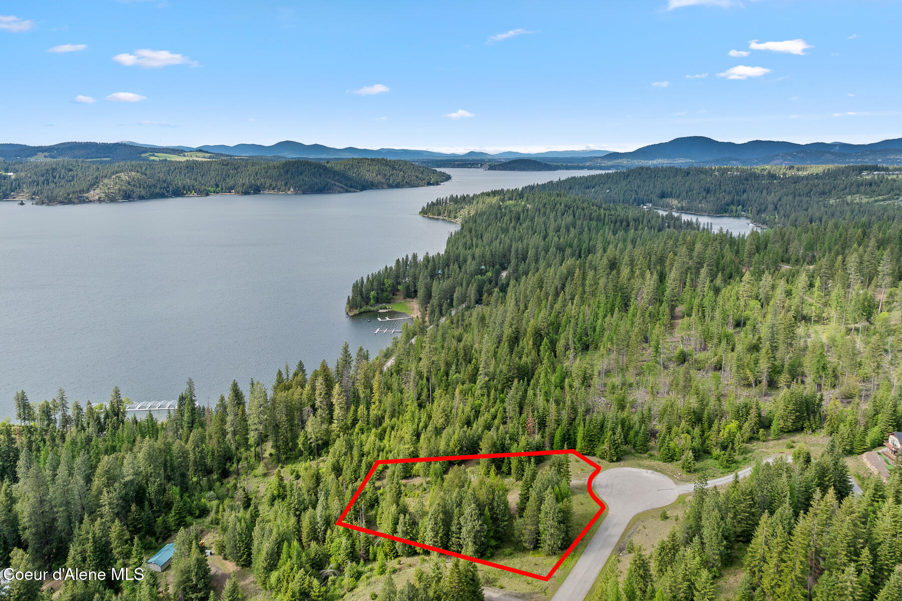 Lt4-b1 Napili Road Harrison, ID 83833 - Photo 15 of 24 Aerial_NapiliRdLot-10_Outlined