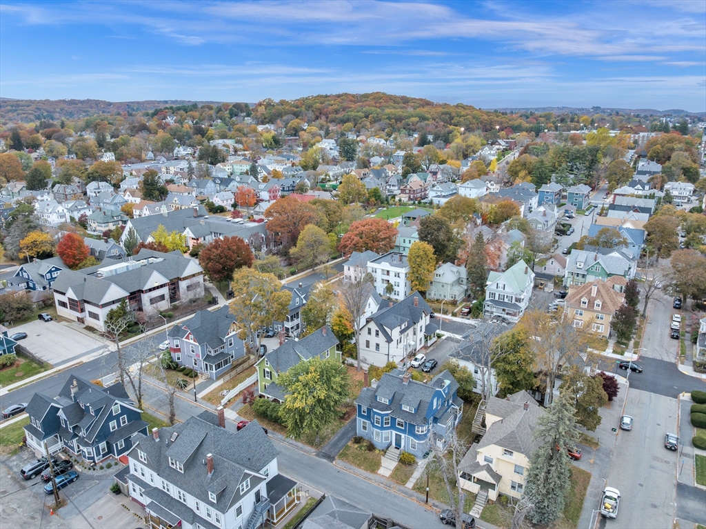 3 Marston Way Worcester, MA 01609 - Photo 16 of 25 an aerial view of a city with lots of residential buildings