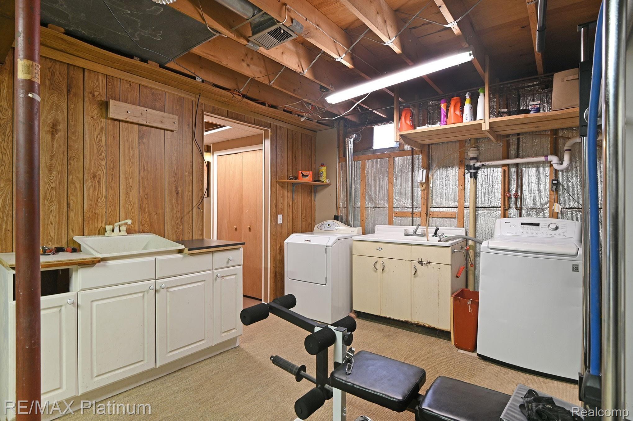 12451 Williams Road Byron, MI 48418 - Photo 18 of 29 Lower level laundry