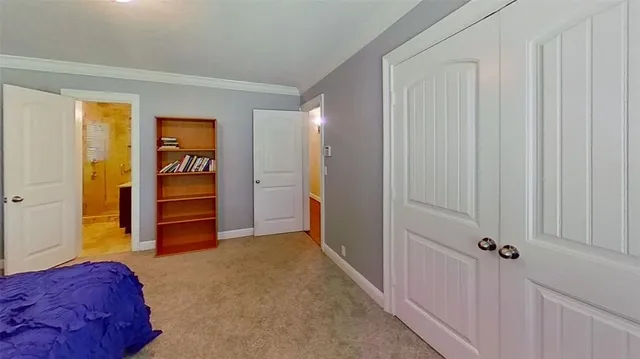 a view of closet area