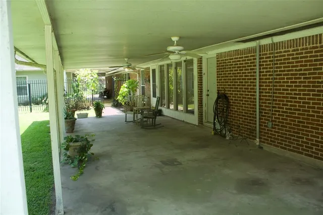 a view of outdoor space and porch