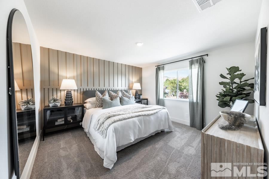 1605 Switchback Street, Unit LOT #29 Reno, NV 89523 - Photo 10 of 20 a bedroom with a bed table flowerpot and window