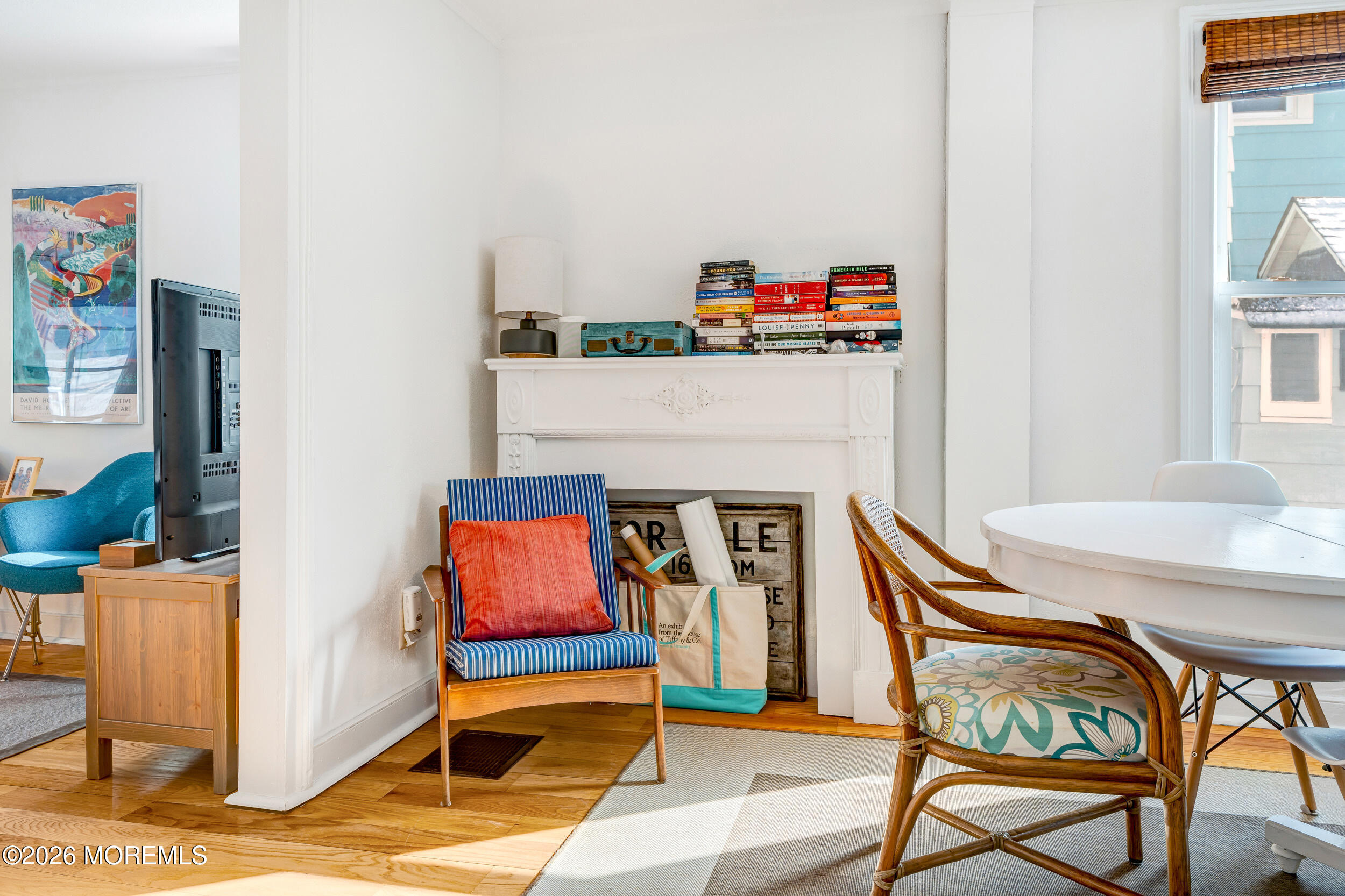 100 Mt Tabor Way Ocean Grove, NJ 07756 - Photo 11 of 34 a living room with furniture and a fireplace