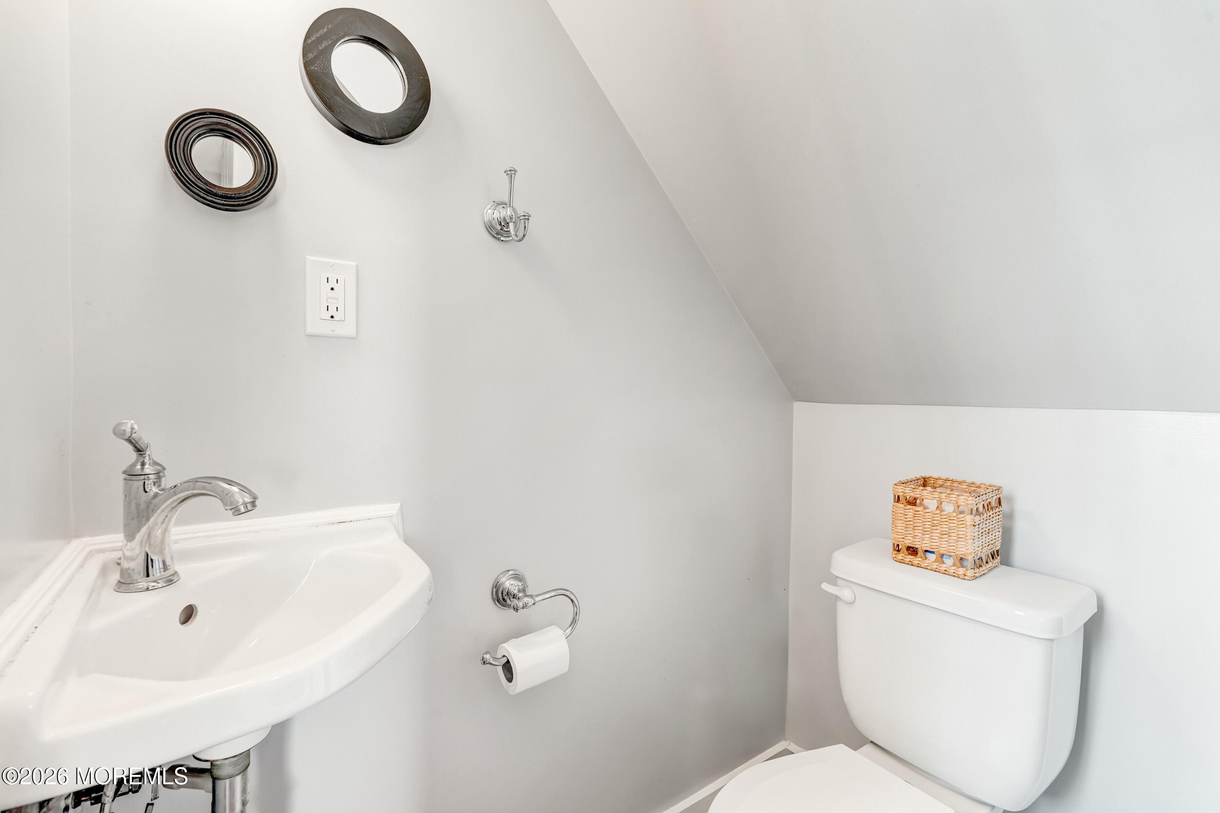 100 Mt Tabor Way Ocean Grove, NJ 07756 - Photo 15 of 34 a bathroom with a toilet sink and a mirror