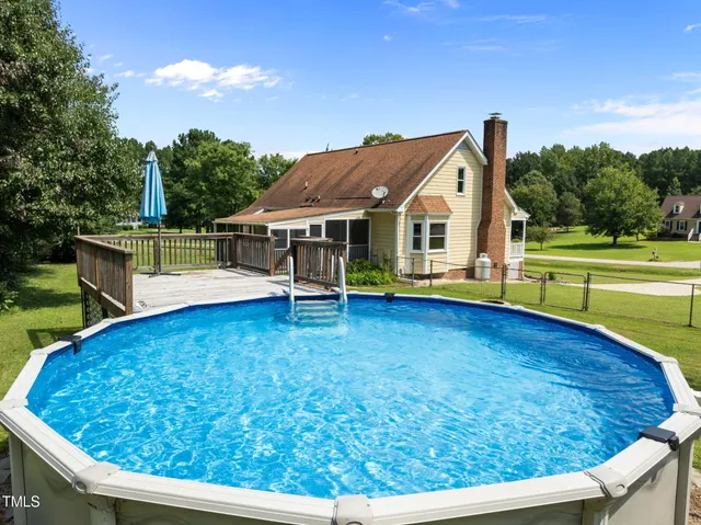 a view of a house with pool