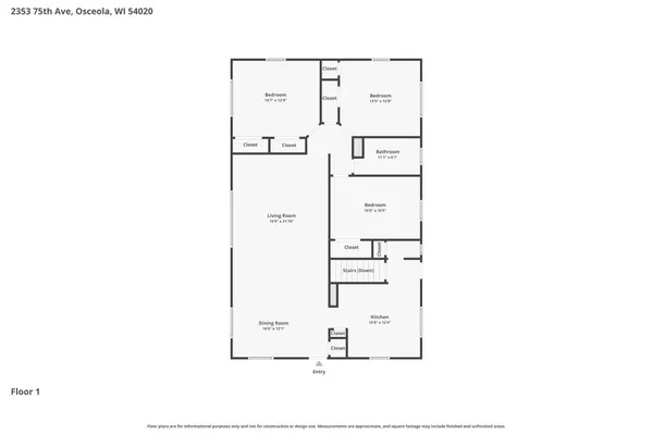 $349,900 | 2353 75th Avenue, Osceola, WI 54020