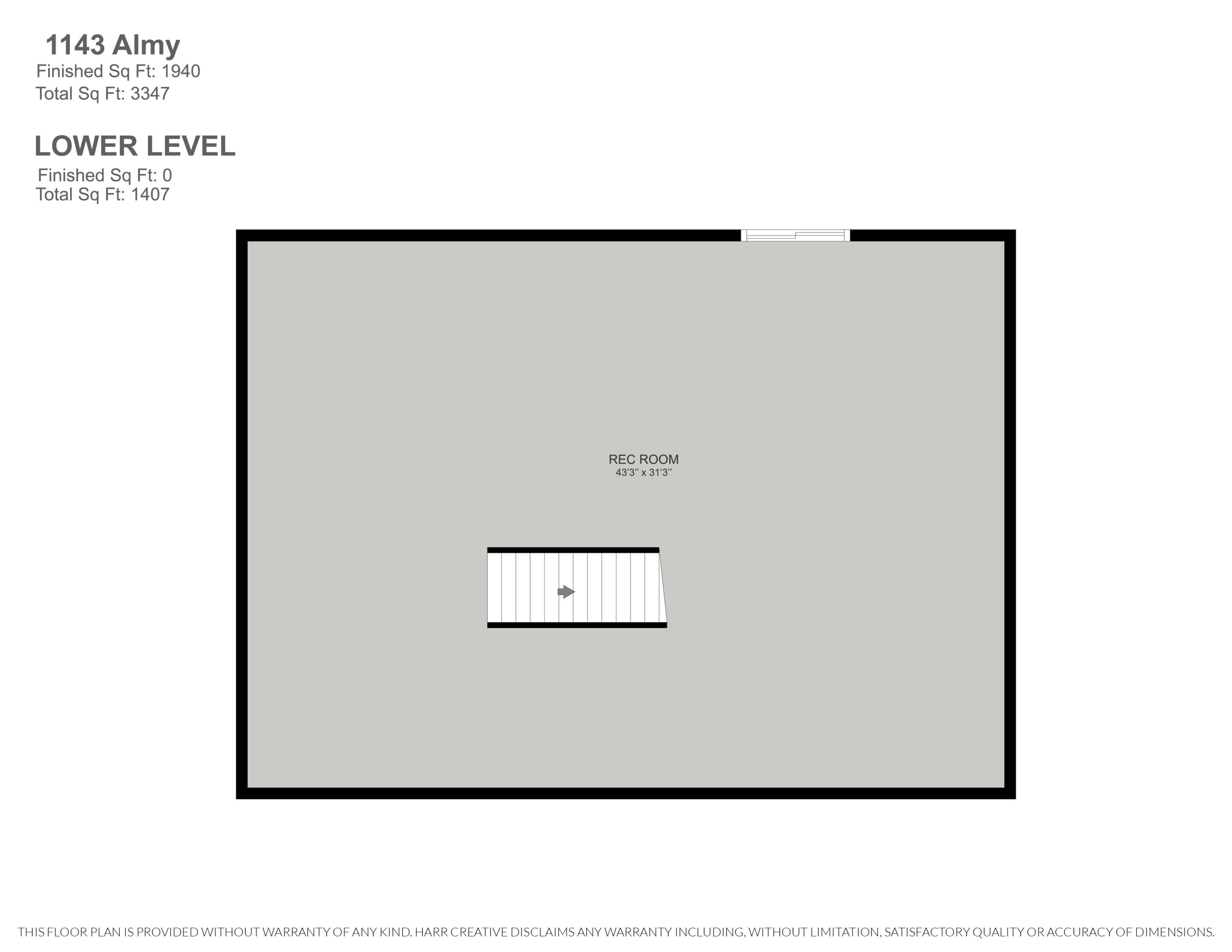 11443 West Almy Road Lakeview, MI 48850 - Photo 40 of 40 11443 Almy Lower Level