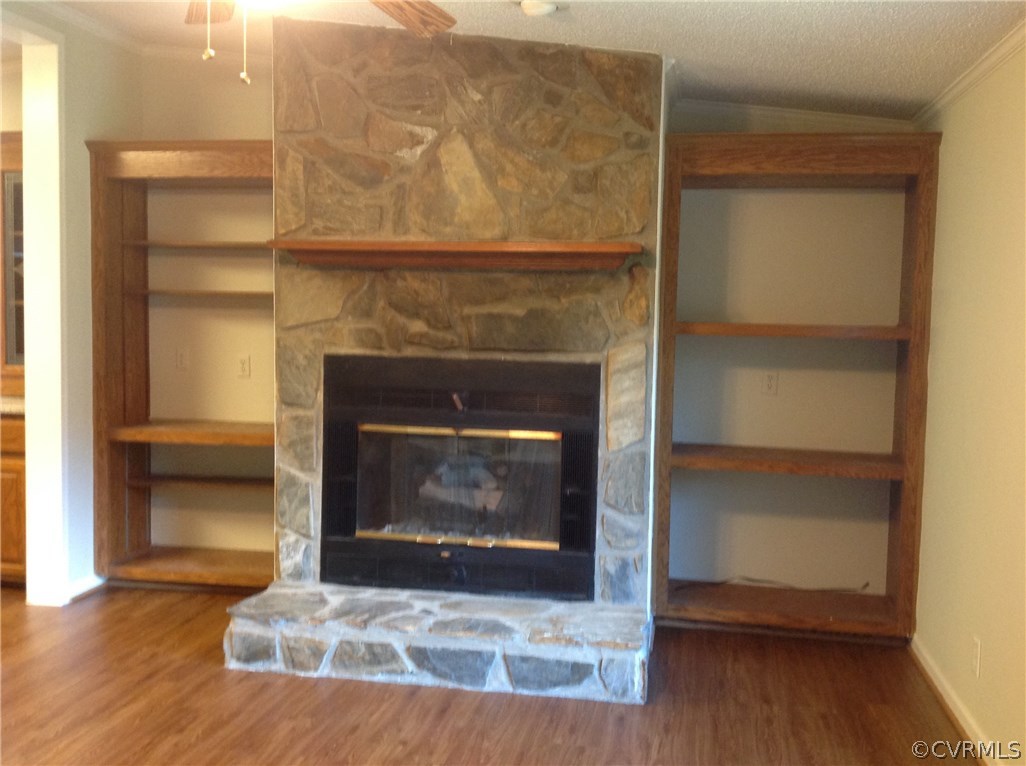1038 Morning Star Road Appomattox, VA 24522 - Photo 7 of 22 a living room with a fireplace