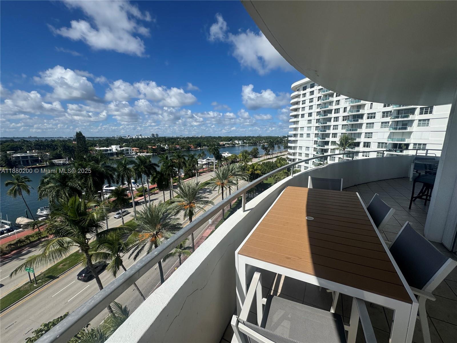 5151 Collins Avenue, Unit 923 Miami Beach, FL 33140 - Photo 21 of 32 a view of balcony with furniture