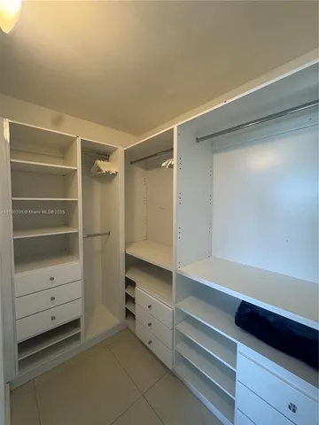 a view of walk in closet
