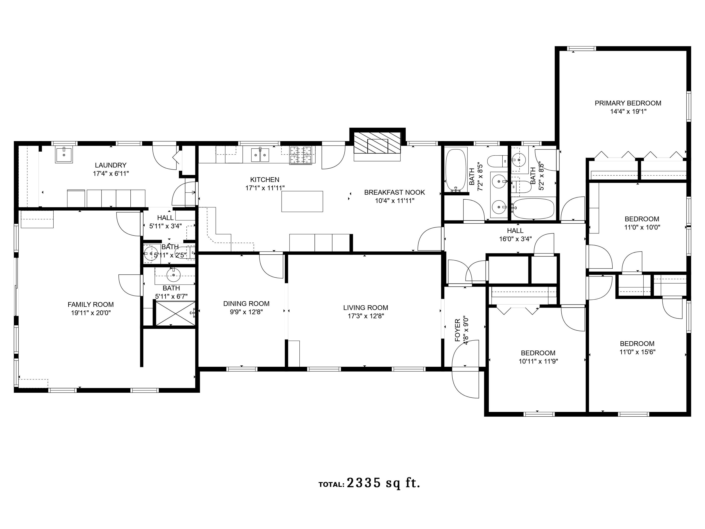 226 Thread Needle Road East Augusta, GA 30907 - Photo 33 of 33 2D Floor Plan