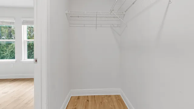 close up of hanging light and shower