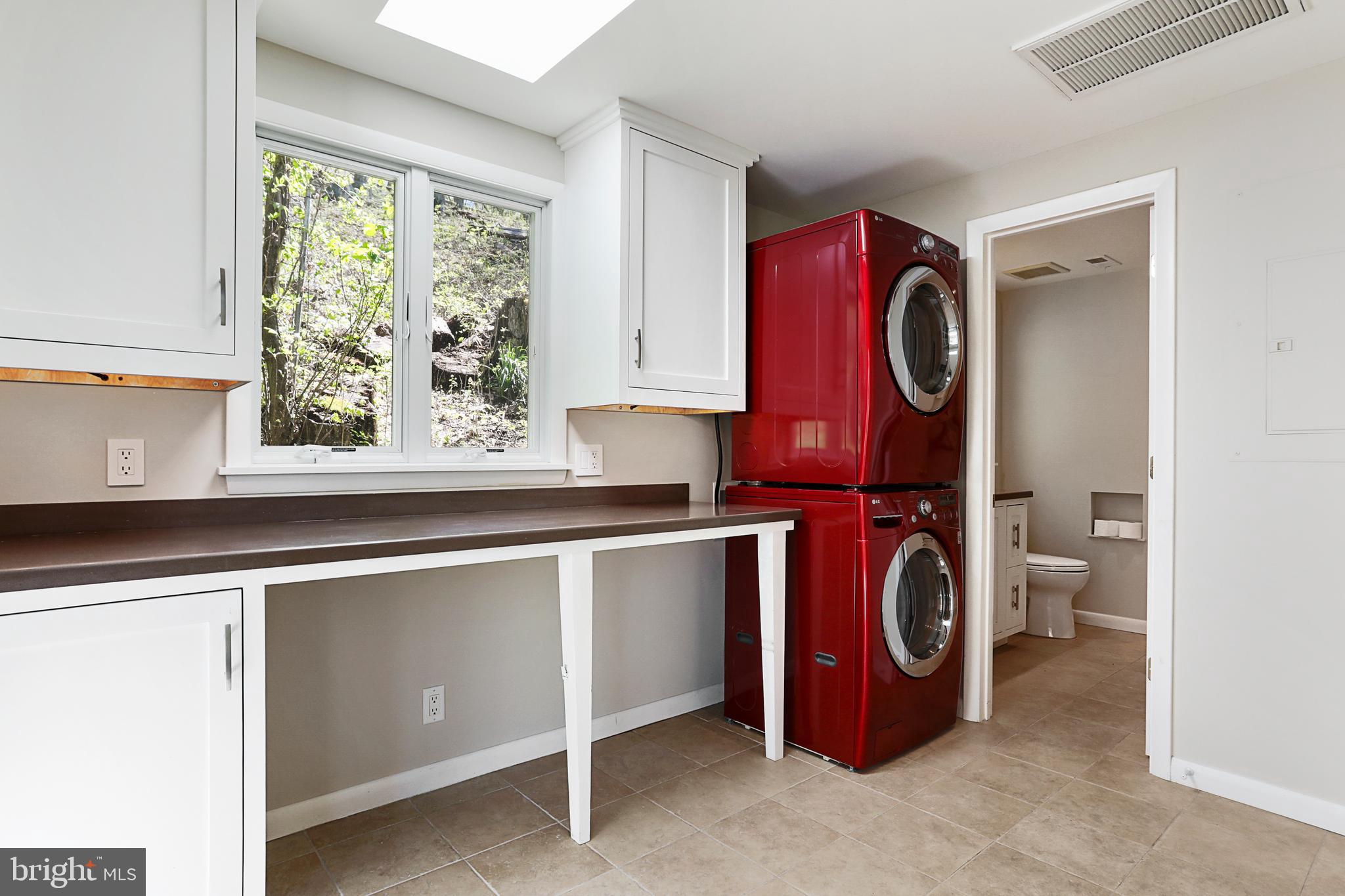 610 Wilderness Road Linden, VA 22642 - Photo 21 of 68 Laundry room with skylight & under cabinet lights
