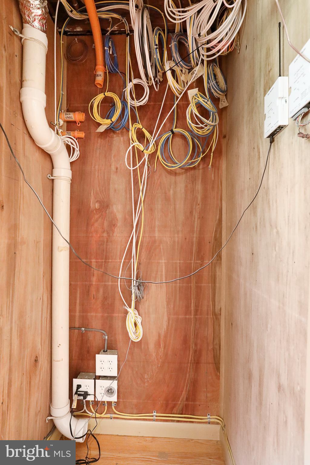 610 Wilderness Road Linden, VA 22642 - Photo 35 of 68 Network & Lutron Closet