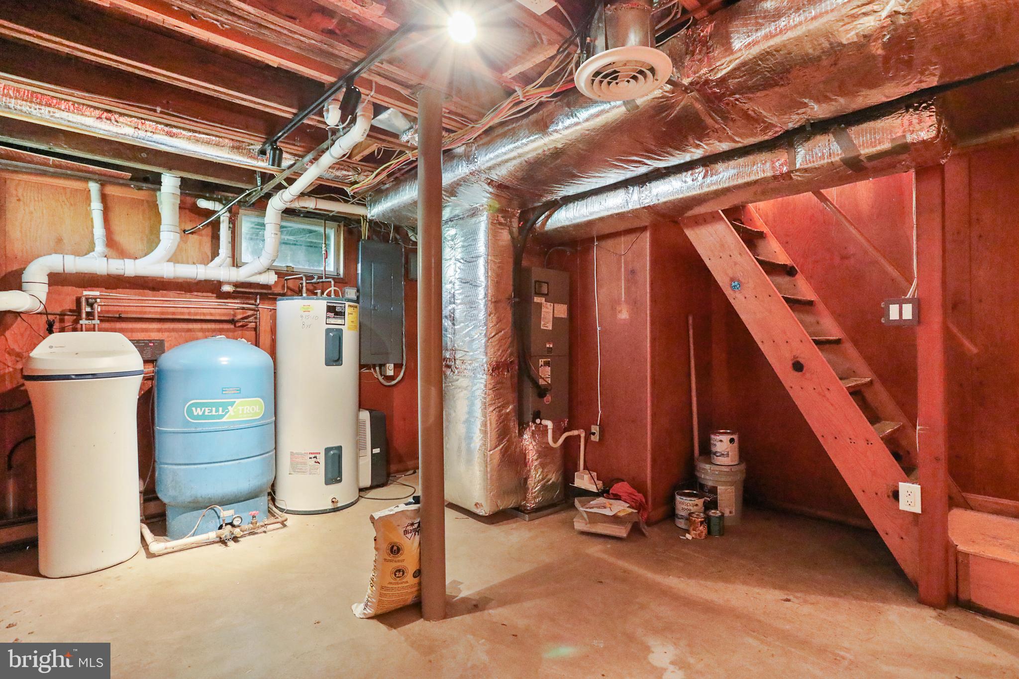 610 Wilderness Road Linden, VA 22642 - Photo 39 of 68 Lower basement utility room, walks out to driveway