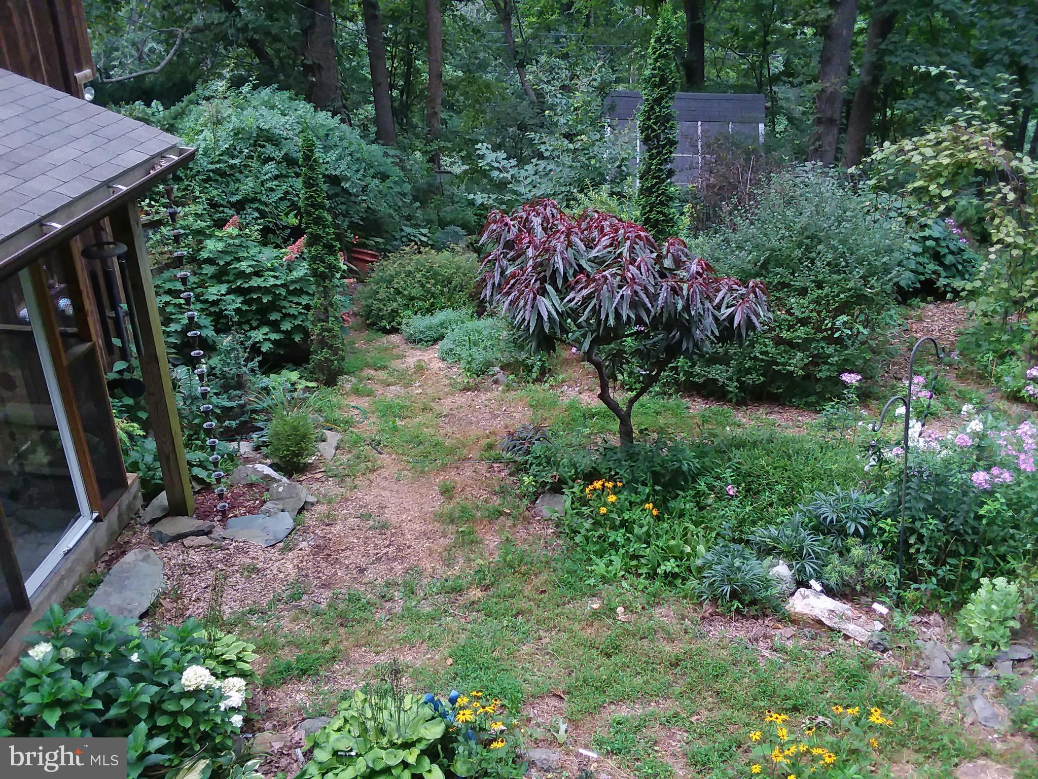 610 Wilderness Road Linden, VA 22642 - Photo 54 of 68 View into the garden from the deck