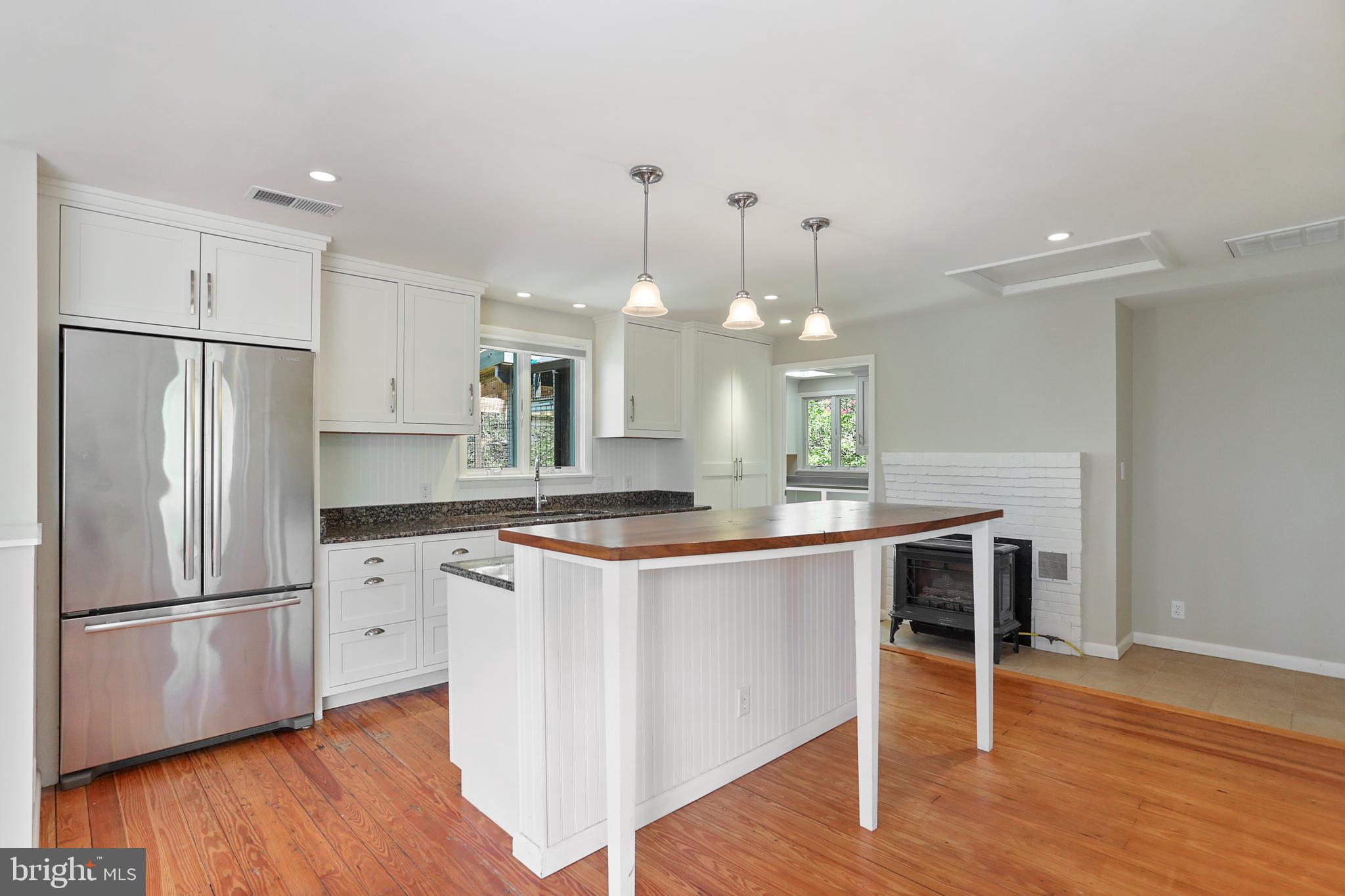 610 Wilderness Road Linden, VA 22642 - Photo 7 of 68 Kitchen with custom walnut breakfast bar