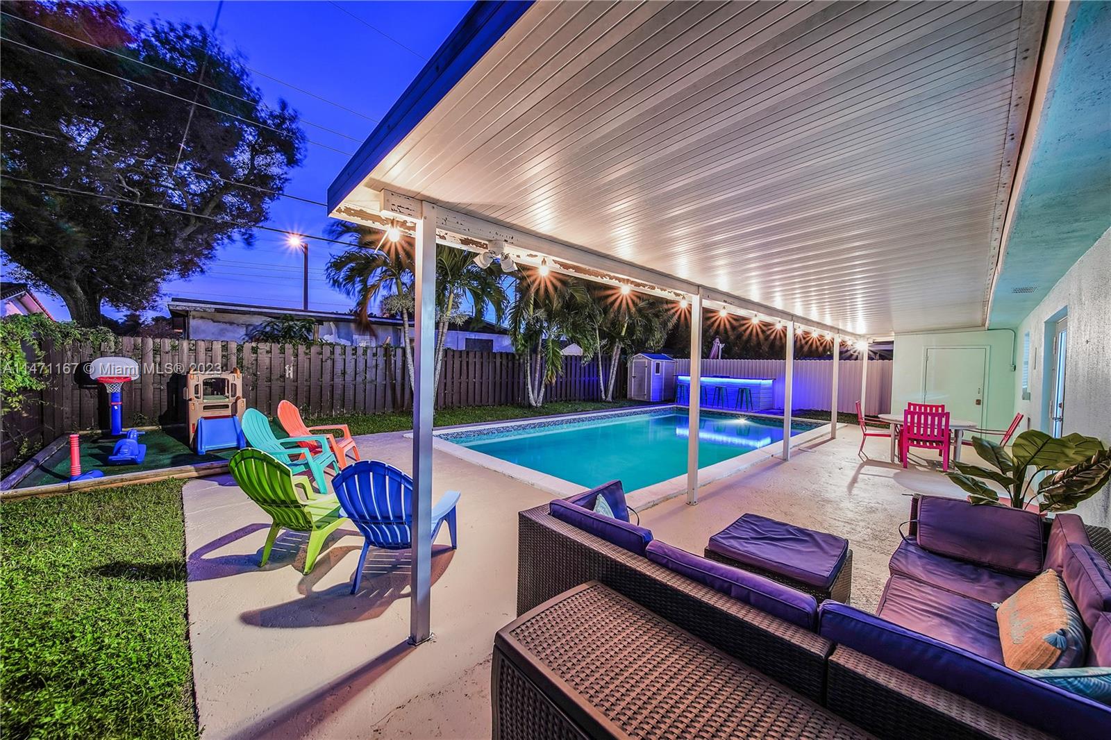 6750 Hope Street Hollywood, FL 33024 - Photo 49 of 54 a view of an outdoor sitting space