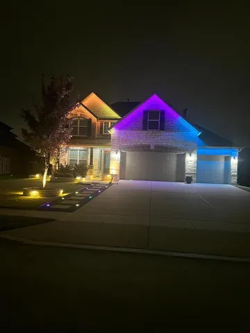 an aerial view of a multiple houses