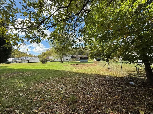 a view of outdoor space with garden