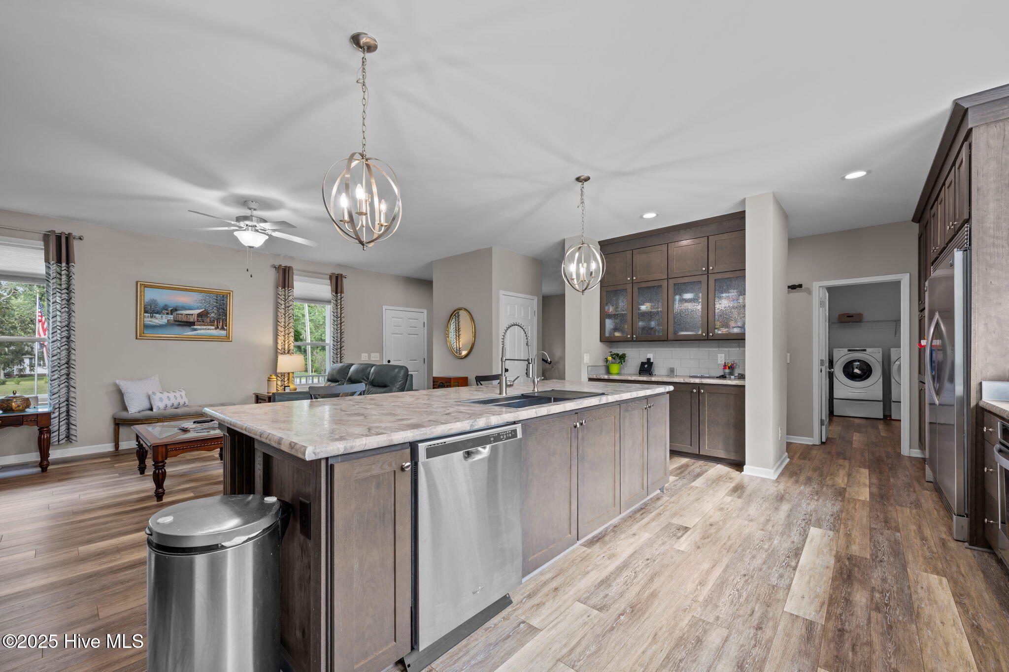 425 Sand Ridge Road New Bern, NC 28560 - Photo 13 of 53 Kitchen View into Living Area