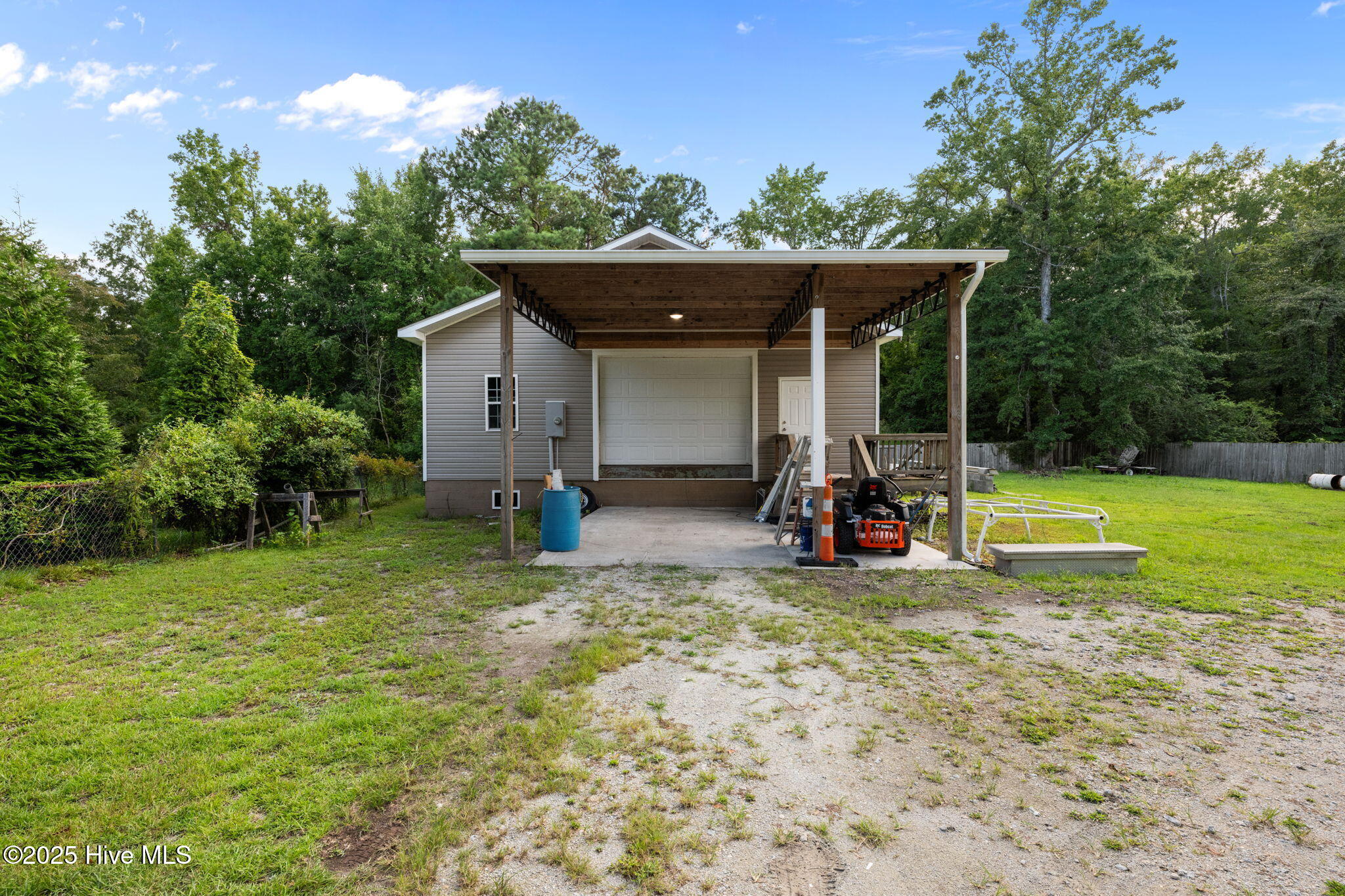 425 Sand Ridge Road New Bern, NC 28560 - Photo 37 of 53 Detached Workshop with Overhead Door