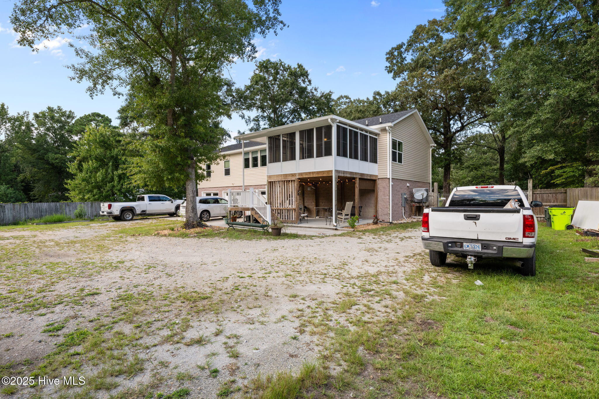 425 Sand Ridge Road New Bern, NC 28560 - Photo 38 of 53 Rear Elevation with 3-Car Garage