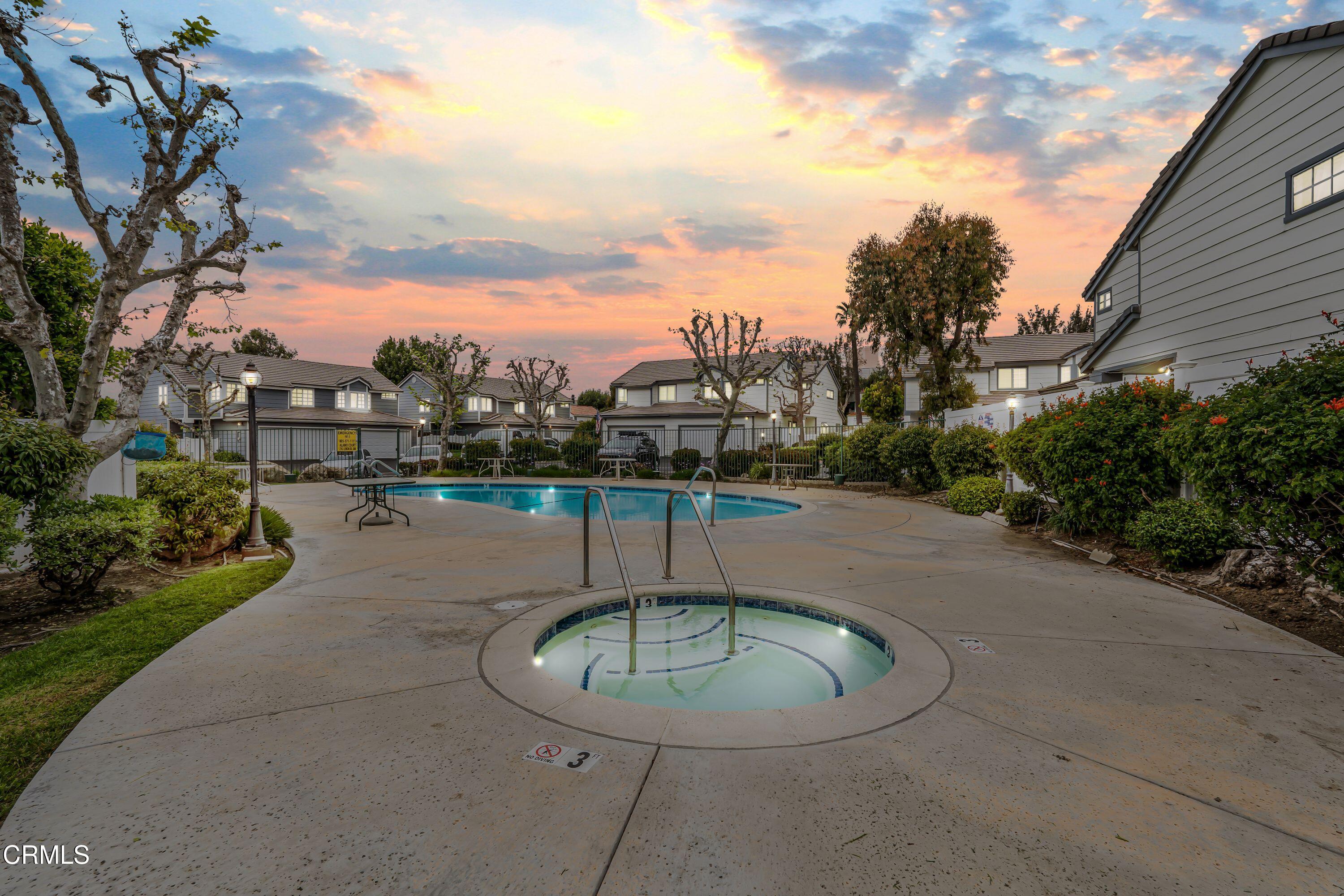 2752 Lemon Drive Simi Valley, CA 93063 - Photo 25 of 31 a swimming pool with outdoor seating and garden