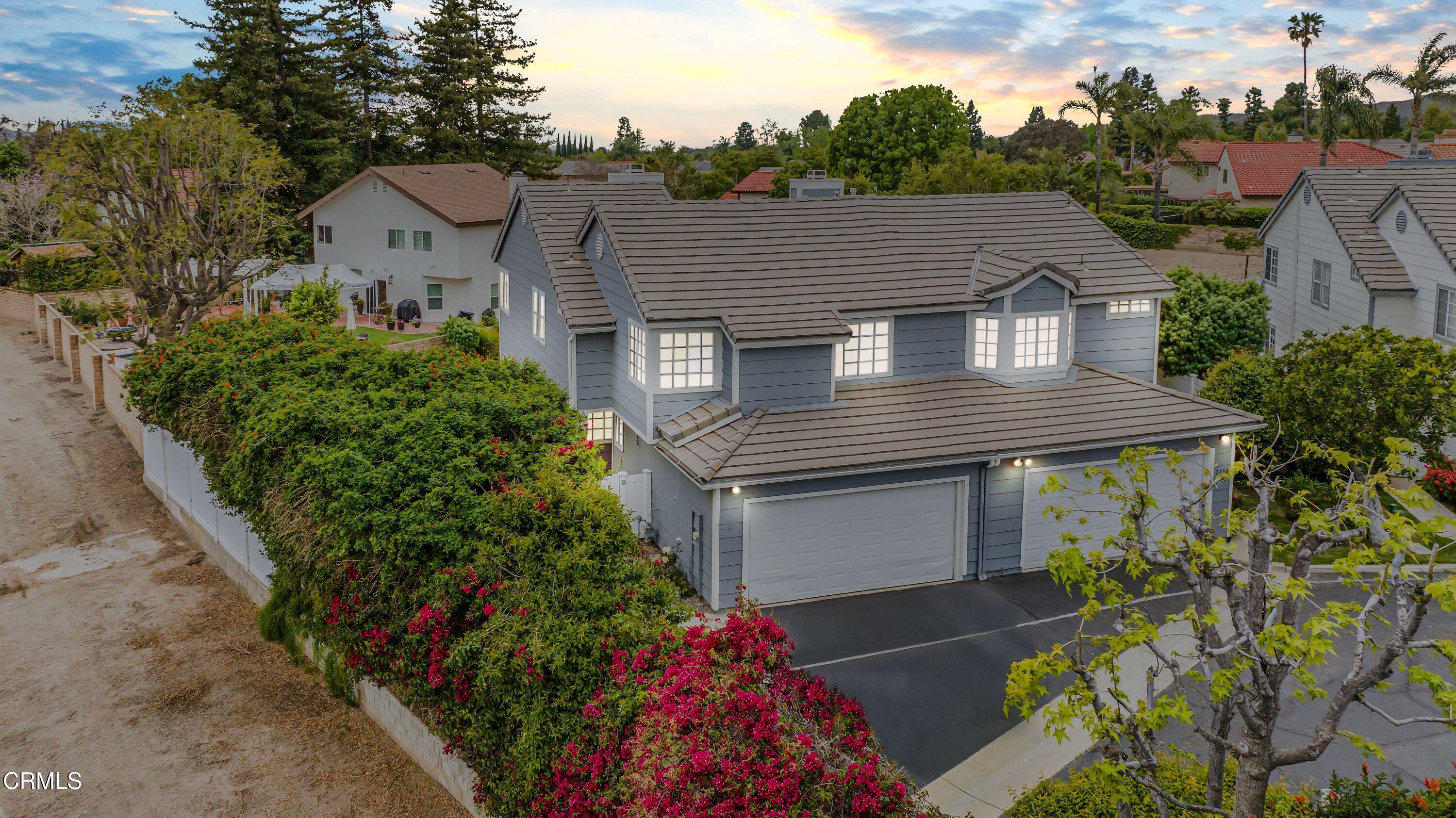 2752 Lemon Drive Simi Valley, CA 93063 - Photo 26 of 31 a aerial view of a house with a yard and potted plants