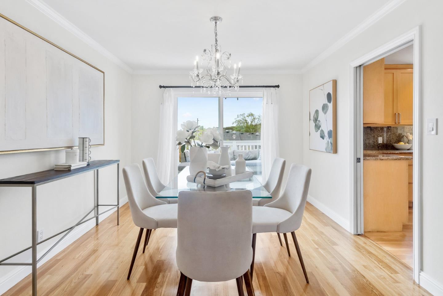 511 Bayview Avenue Millbrae, CA 94030 - Photo 12 of 36 a view of a dining room with furniture window and outside view