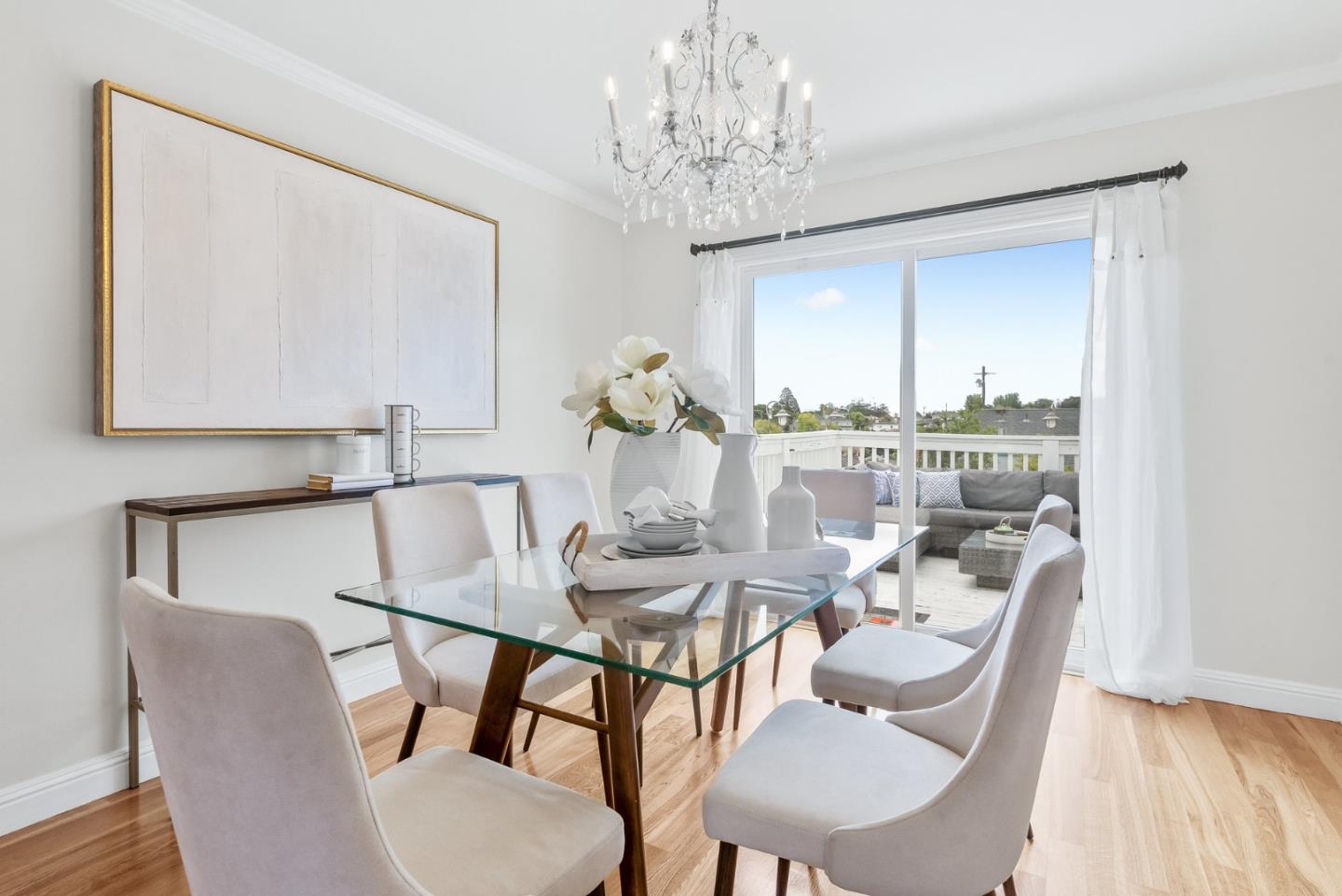 511 Bayview Avenue Millbrae, CA 94030 - Photo 13 of 36 a view of a dining room with furniture window and outside view