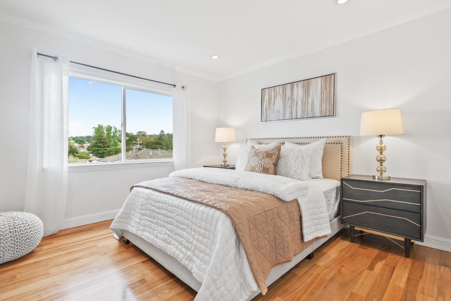 511 Bayview Avenue Millbrae, CA 94030 - Photo 27 of 36 a bedroom with a bed and a window