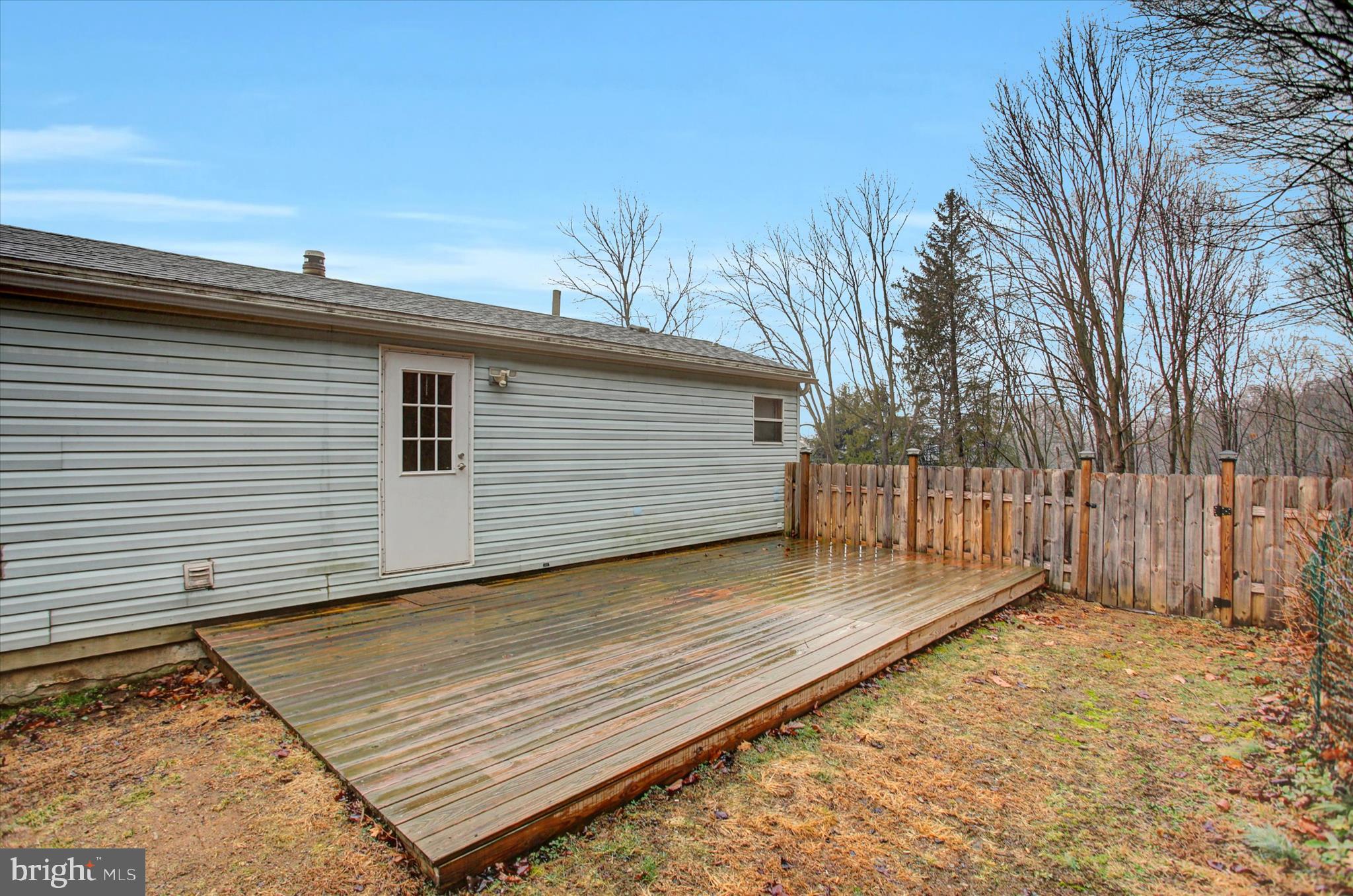 18103 Spring Run Road Dry Run, PA 17220 - Photo 25 of 33 a view of a backyard with snow on the wall