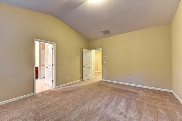 a view of an empty room
