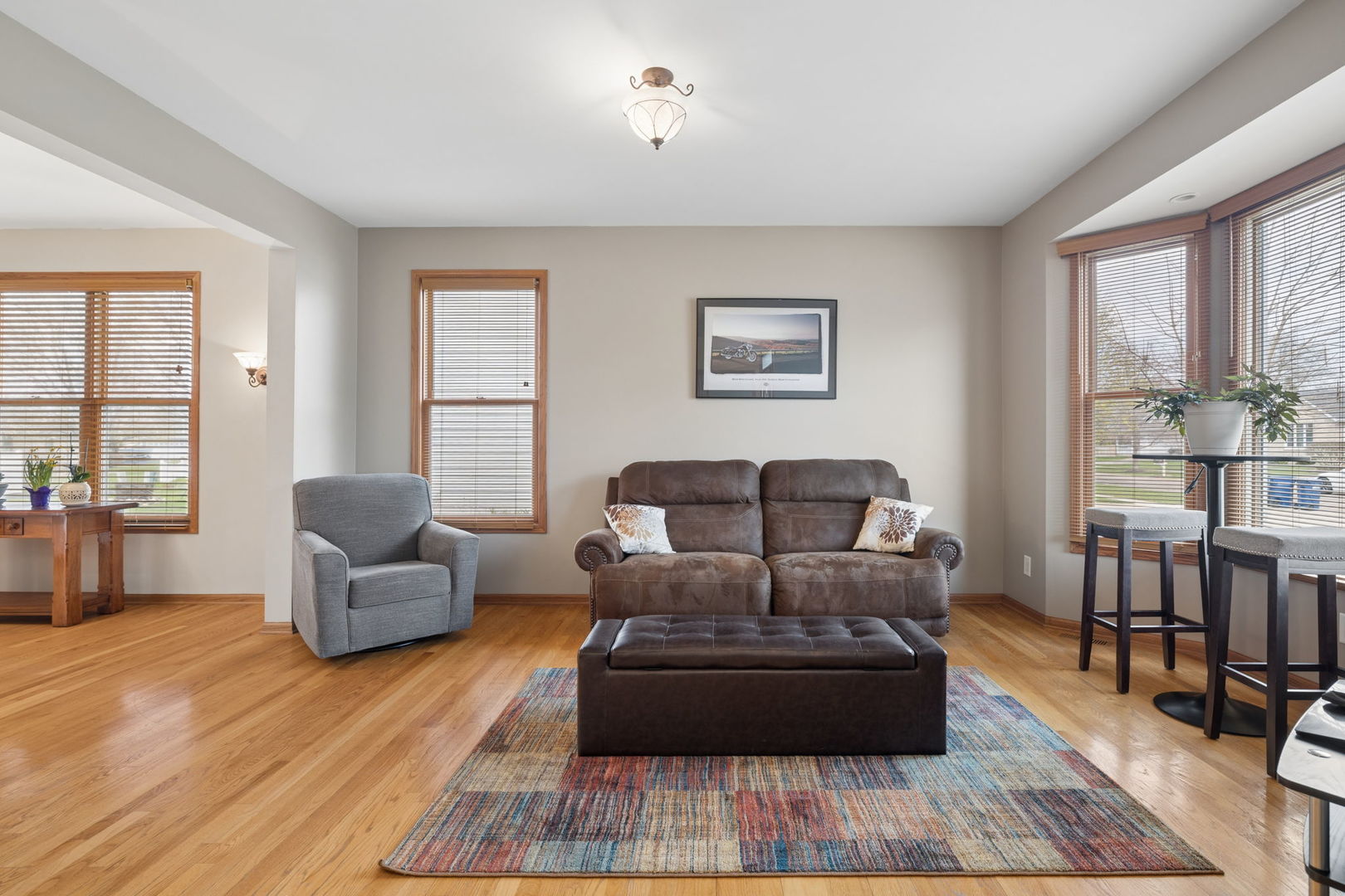 611 Prairie View Lane Hinckley, IL 60520 - Photo 8 of 40 a living room with furniture and a large window